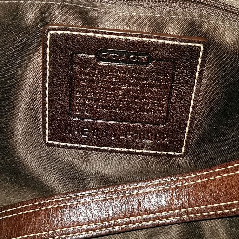 Coach Houndstooth & Suede Handbag~Final Reduction - Picture 2 of 6
